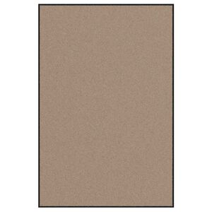 vidaXL Ajt&oacute;szőnyeg Beige &eacute;s fekete 120 x 180 cm Polipropil&eacute;n &eacute;s vinil