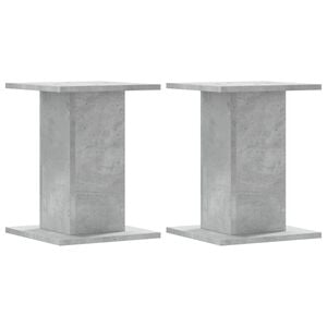 vidaXL 2 db betonsz&uuml;rke szerelt fa n&ouml;v&eacute;nytart&oacute; &aacute;llv&aacute;ny 30 x 30 x 40 cm