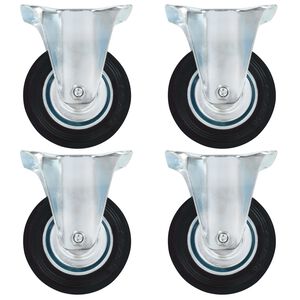 vidaXL 4 db fix g&ouml;rgő 100 mm