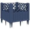 vidaXL k&eacute;ksz&uuml;rke PP kerti vir&aacute;gl&aacute;da c&ouml;vekekkel 43,5 x 43,5 x 43,5 cm