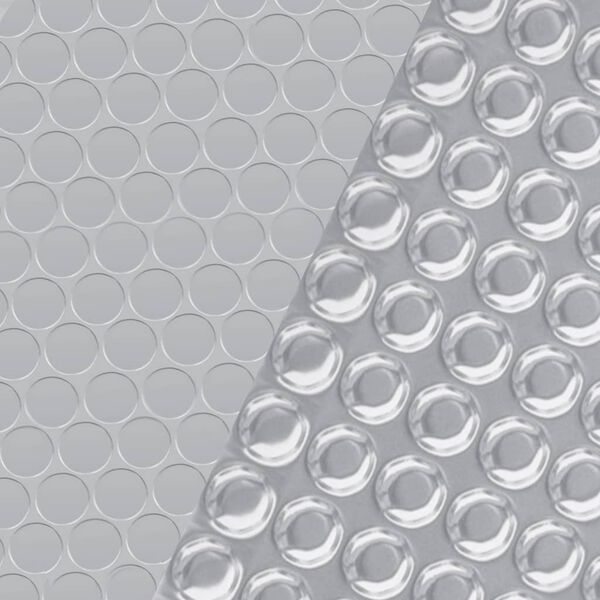 vidaXL ezüst négyszögletes polietilén medencetakaró 1000 x 600 cm