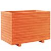 vidaXL viaszbarna t&ouml;m&ouml;r fenyőfa kerti vir&aacute;gtart&oacute; 70 x 40 x 49,5 cm