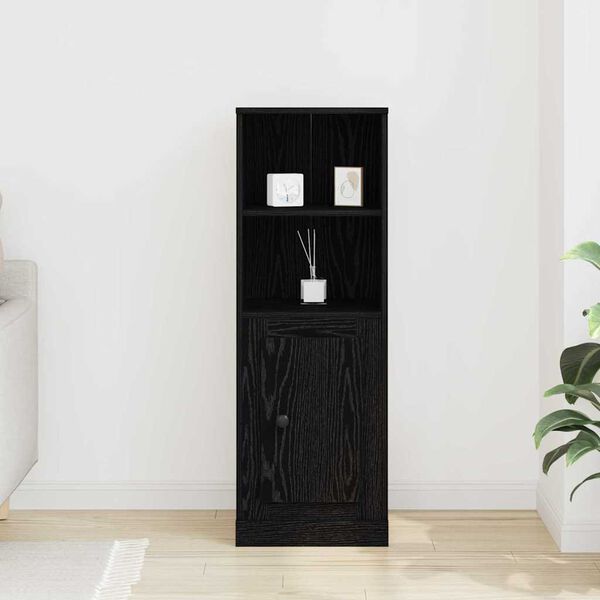 vidaXL Highboard Fekete t&ouml;lgy 36 x 35,5 x 103,5 cm Faanyag