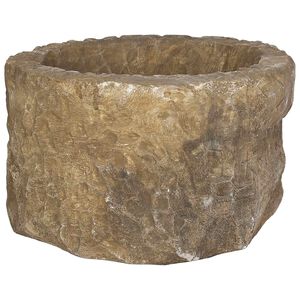 vidaXL Kerti cser&eacute;p &Ouml;reg&iacute;tett kő &Oslash; 35 x 20 cm M&eacute;szkő