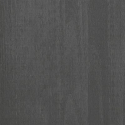 vidaXL HAMAR sötétszürke tömör fenyőfa könyvszekrény 85 x 35 x 112 cm