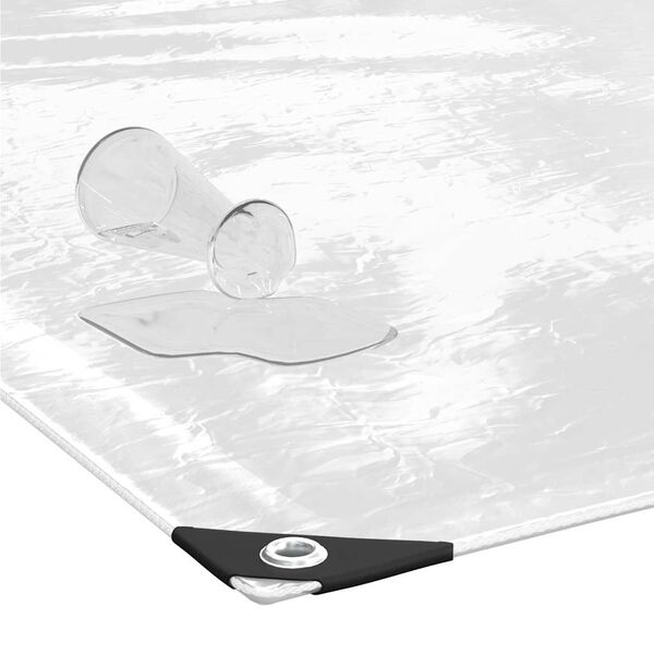 vidaXL &aacute;tl&aacute;tsz&oacute; ponyva lyukaszt&oacute;val 5x8 m PVC