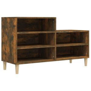 vidaXL f&uuml;st&ouml;s t&ouml;lgy sz&iacute;nű szerelt fa cipősszekr&eacute;ny 102 x 36 x 60 cm