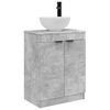 vidaXL F&uuml;rdőszobai pult mosd&oacute;val Betonsz&uuml;rke 54 x 35 x 83 cm