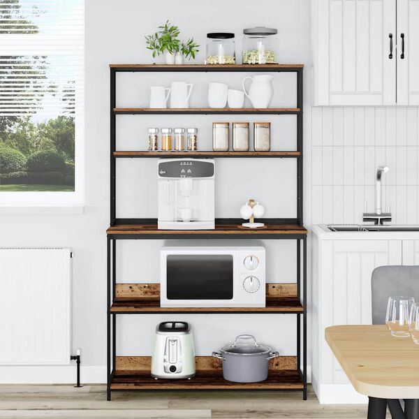 vidaXL Konyhai polc &Ouml;reg fa 100 x 40 x 168 cm Faanyag