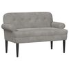 vidaXL Gombra tűz&ouml;tt loveseat Vil&aacute;gossz&uuml;rke 120 x 66 x 78 cm B&aacute;rsony