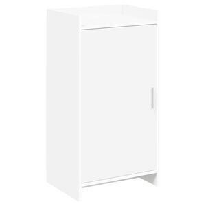 vidaXL Cipőszekr&eacute;ny t&aacute;rol&oacute;val ajt&oacute;val Feh&eacute;r 48 x 36 x 92 cm Szerelt Fa