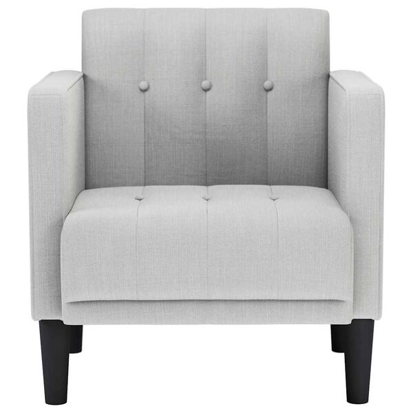 vidaXL felhősz&uuml;rke sz&ouml;vet kanap&eacute;sz&eacute;k karf&aacute;s sz&eacute;k 53 cm