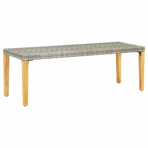 vidaXL sz&uuml;rke polyrattan kerti pad 80 cm