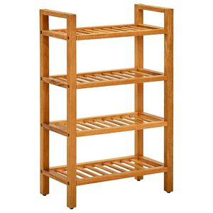 vidaXL t&ouml;m&ouml;r t&ouml;lgyfa cipőtart&oacute; 4 polccal 50 x 27 x 80 cm