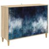 vidaXL Sz&eacute;f RAALTE Sonoma 102 x 33 x 75 cm Szerelt Fa