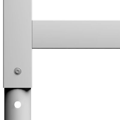 vidaXL 2 db szürke állítható fém munkapadváz 55 x (69-95,5) cm