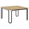 vidaXL Doh&aacute;nyz&oacute;asztal Sonoma T&ouml;lgy 100 x 100 x 45 cm Szerelt Fa
