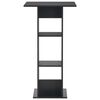280206 vidaXL Bar Table Black 60x60x110 cm