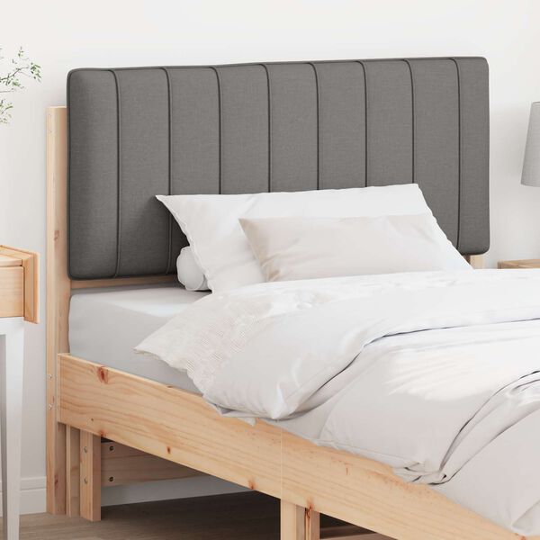 vidaXL K&aacute;rpitozott fejt&aacute;mla fejt&aacute;ml&aacute;val Barna &eacute;s Vil&aacute;gossz&uuml;rke 100 cm