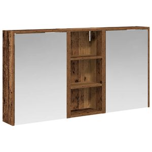 vidaXL F&uuml;rdőszobai Szekr&eacute;ny Szett 3 pcs 116 x 16 x 62,5 cm Faanyag