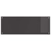 vidaXL Konyhai splashback Sötétszürke 110 x 40 x 0,6 cm edzett üveg