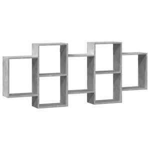 vidaXL betonsz&uuml;rke szerelt fa fali polc 159 x 18 x 65 cm