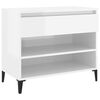 vidaXL magasf&eacute;nyű feh&eacute;r szerelt fa cipőszekr&eacute;ny 70 x 36 x 60 cm