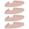 vidaXL Lebegő polc polcokkal t&aacute;rol&oacute;val 4 pcs R&oacute;zsasz&iacute;n 15 x 15 x 2 cm