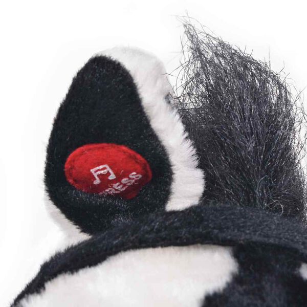 vidaXL fekete-feh&eacute;r &aacute;ll&oacute; l&oacute; pl&uuml;ssj&aacute;t&eacute;k XXL