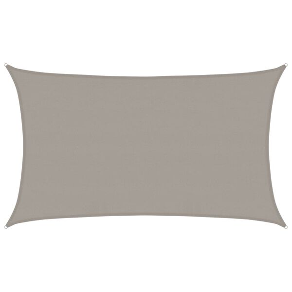 vidaXL vil&aacute;gossz&uuml;rke n&eacute;gysz&ouml;gletű HDPE napvitorla 160 g/m&sup2; 5x8 m