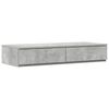 vidaXL &Aacute;gyfi&oacute;kok Beton Sz&uuml;rke 75 x 36,5 x 16,5 cm Szerelt Fa