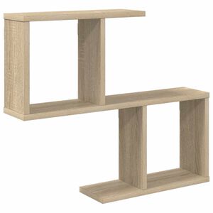 vidaXL Falpolc Sonoma T&ouml;lgy 60 x 12 x 50,5 cm Szerelt Fa