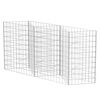 vidaXL horganyzott ac&eacute;l gabion kos&aacute;r 120 x 30 x 100 cm