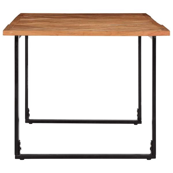 vidaXL t&ouml;m&ouml;r ak&aacute;cfa &eacute;tkezőasztal 180 x 90 x 75 cm