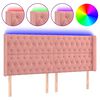 vidaXL r&oacute;zsasz&iacute;n b&aacute;rsony LED-es fejt&aacute;mla 203x16x118/128 cm