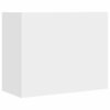 vidaXL feh&eacute;r szerelt fa faliszekr&eacute;ny 75 x 35 x 60 cm