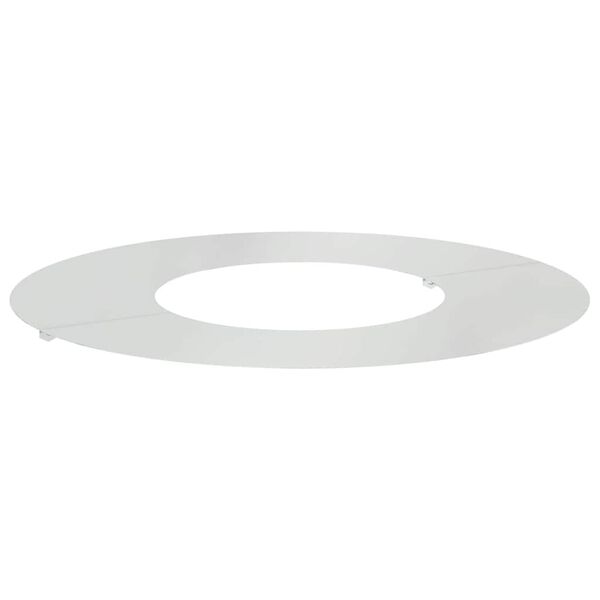 vidaXL Alkalmas lapos fa gyűrűhöz Ezüst Ø30 / 60 cm Horganyzott acél