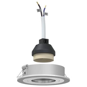 vidaXL Spotl&aacute;mpa 6 db Ez&uuml;st 9 x 9 x 2 cm Alum&iacute;nium