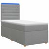 vidaXL Boxspring &aacute;gy matraccal Vil&aacute;gossz&uuml;rke 80 x 200 cm Sz&ouml;vet
