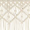 vidaXL makramé pamutfüggöny 140 x 240 cm