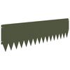vidaXL Fűszeg&eacute;lyez&eacute;s 10 pcs 103 x 30 cm Ac&eacute;l Olajz&ouml;ld