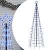 vidaXL k&eacute;k LED kar&aacute;csonyfa t&uuml;sk&eacute;kkel 570 LED 300 cm