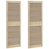 vidaXL Sz&eacute;fajt&oacute; 2 db Term&eacute;szetes 49,5 x 2,1 x 140,5 cm T&ouml;m&ouml;r fenyőfa