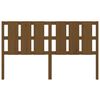 vidaXL mézbarna tömör fenyőfa ágyfejtámla 165,5x4x100 cm