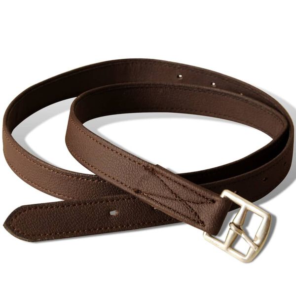 Lovagl&aacute;s Nyereg K&eacute;szlet 16 "Val&oacute;di Bőr Barna 14 cm 5-az-1- be