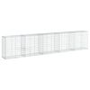 vidaXL horganyzott vas gabion kos&aacute;r fed&eacute;llel 500 x 50 x 100 cm