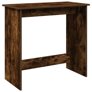 vidaXL f&uuml;st&ouml;s t&ouml;lgy sz&iacute;nű szerelt fa &iacute;r&oacute;asztal 80 x 40 x 75 cm