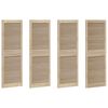vidaXL Sz&eacute;fajt&oacute; 4 db Term&eacute;szetes 49,5 x 2,1 x 140,5 cm T&ouml;m&ouml;r Fenyőfa