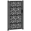 vidaXL fekete kerti kapu 100x175 cm ac&eacute;llev&eacute;l mint&aacute;val