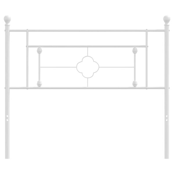 vidaXL fehér fém fejtámla 107 cm